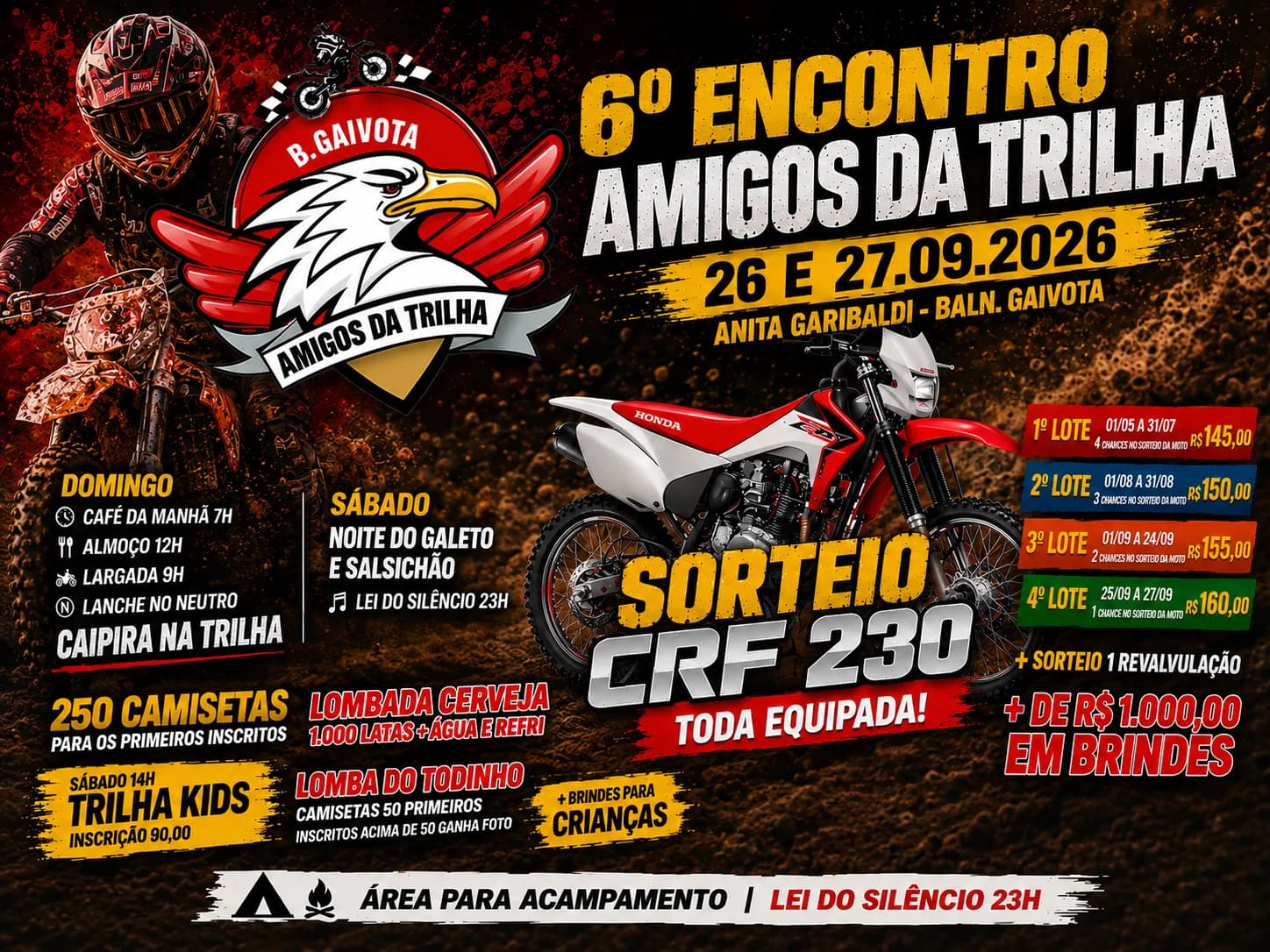 6 Amigos da Trilha
